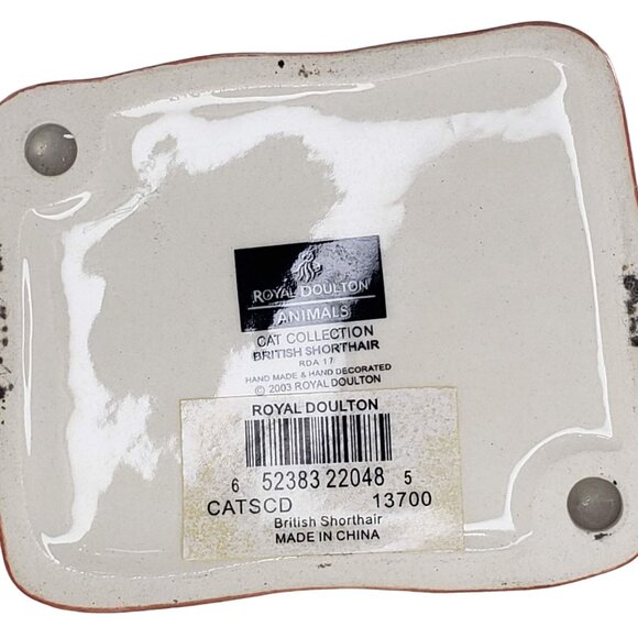 Royal Doulton British Shorthair Cat Figurine Animals HTF EUC - Picture 5 of 5